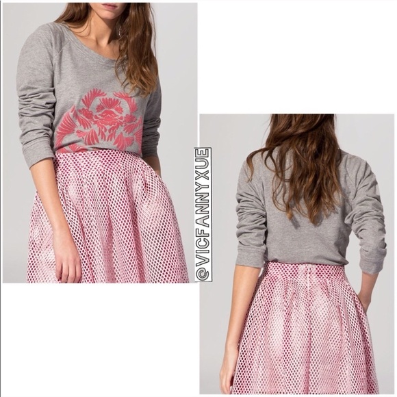 Maje traffic graphic sweatshirt xs/s - Picture 2 of 7